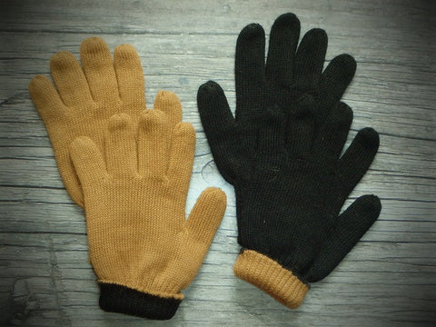 HW Double Knit Reversible Alpaca Gloves
