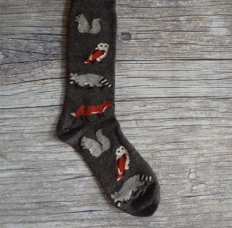 LW Icon Forest Friends Casual Dress Sock